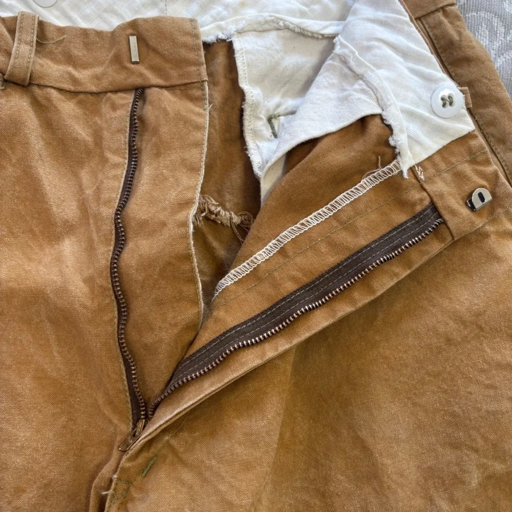 Duxbak Canvas Hunting Pants‎ Vintage 1950s 32x30